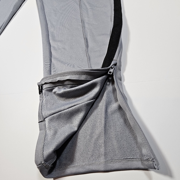 Victoria's Secret PINK Active Track Pants Drawstring Elastic Waist Grey - Picture 5 of 10